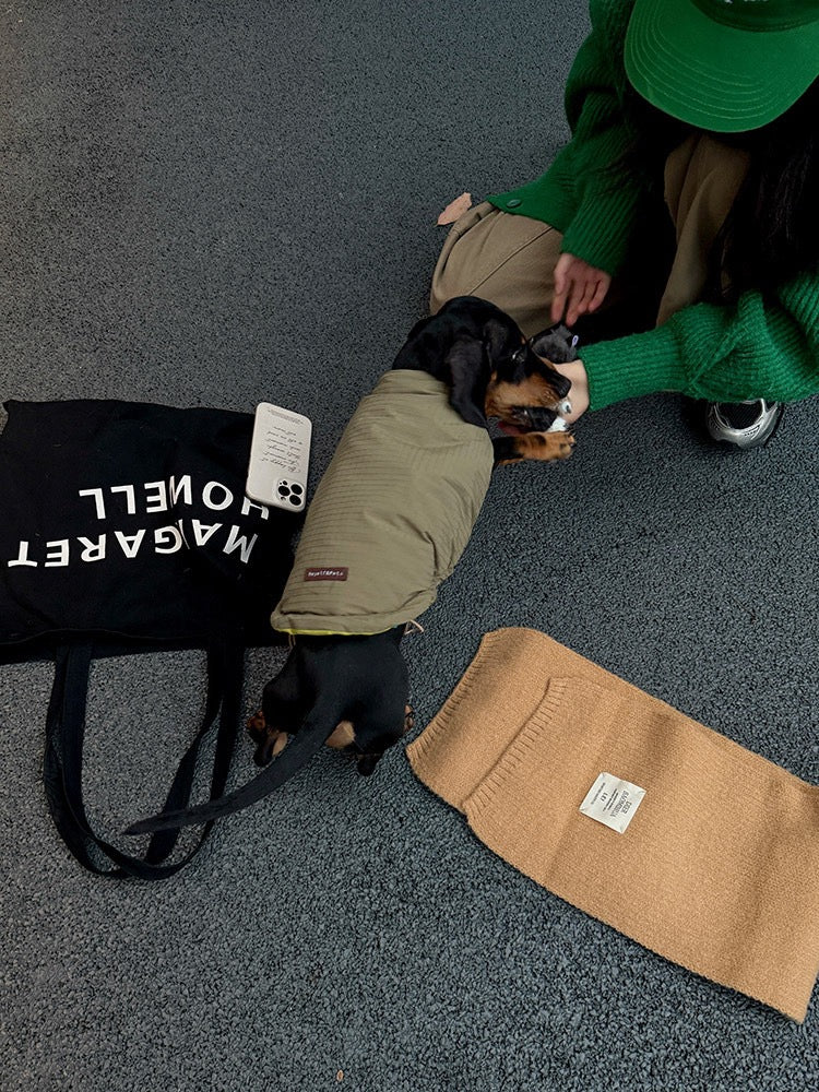 Giacca Reversibile per Cani Calda e Leggera