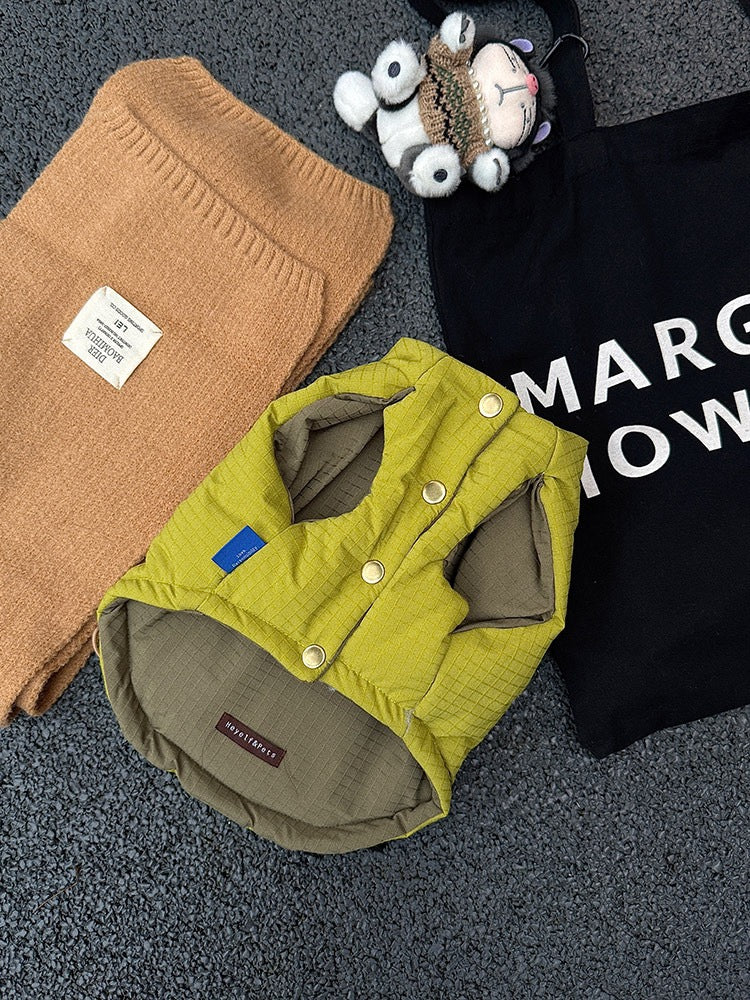 Giacca Reversibile per Cani Calda e Leggera