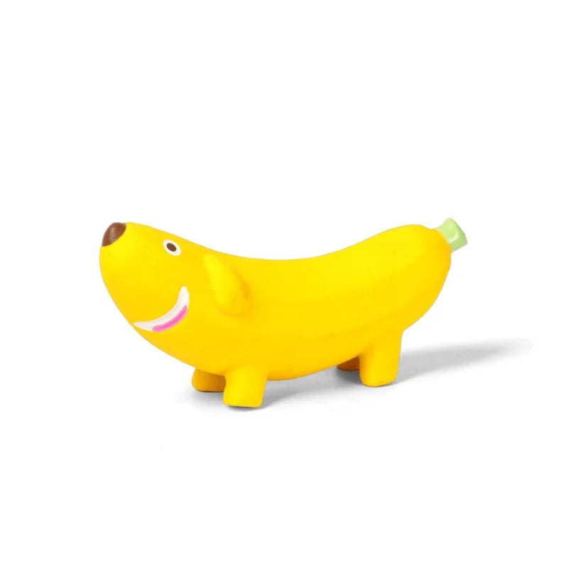Banana Dog Plush Squeaky Toy – Soft, Durable & Irresistibly Fun - Paw Charge