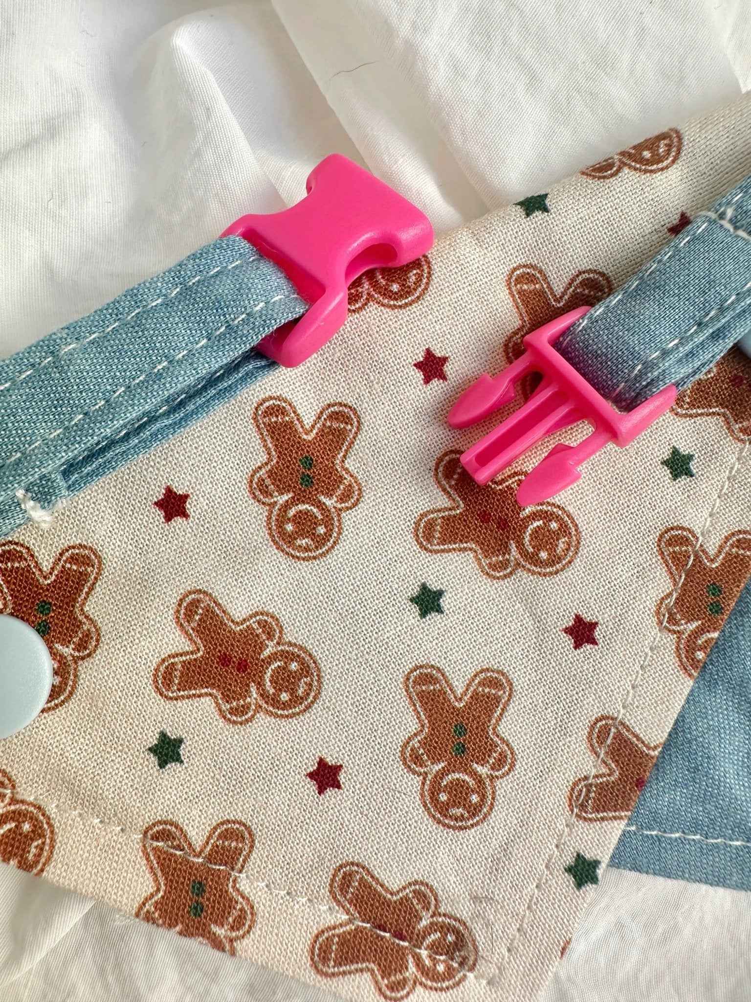 Bandana per Animali con Fantasia Pan di Zenzero – Stile Accogliente per Animali