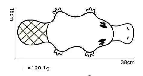 Giocattolo Pet Platypus Nero – Divertente, Resistente e Perfetto per il Gioco Quotidiano