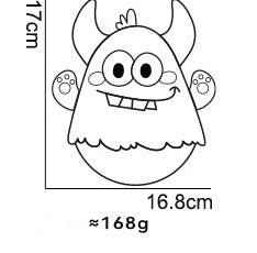 Giocattolo Wobble Blue Little Monster – Resistente, Auto-Raddrizzante e Perfetto per il Gioco