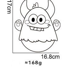 Blue Little Monster Wobble Toy – Durable, Self - Righting & Perfect for Play - Paw Charge