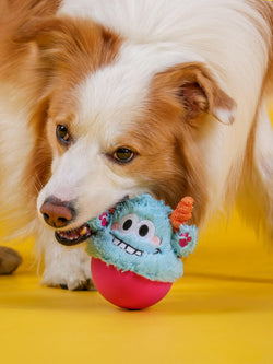 Blue Little Monster Wobble Toy – Durable, Self - Righting & Perfect for Play - Paw Charge