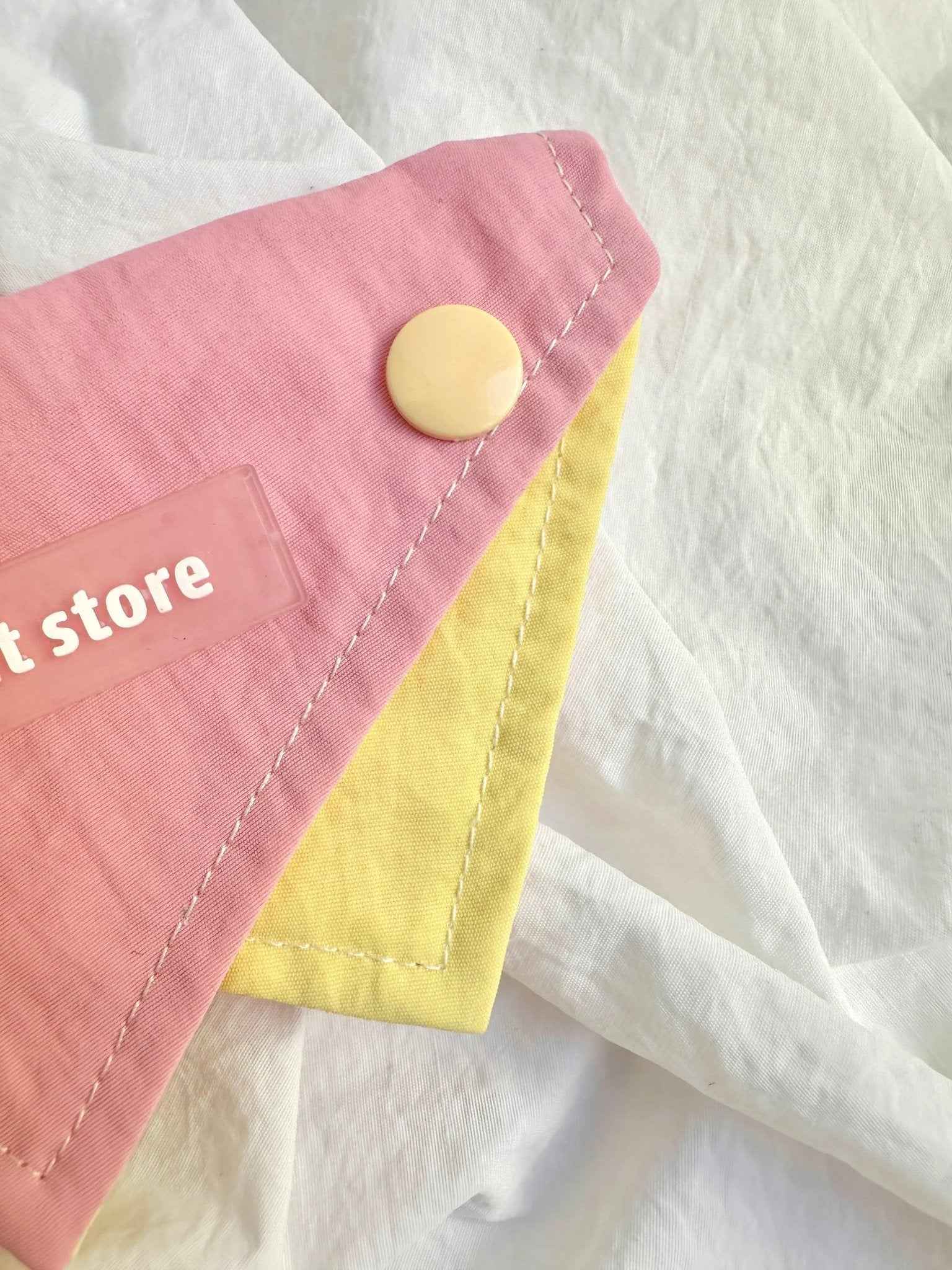 Blush Pink Pet Bandana – Lightweight Cotton Accessory for Pets