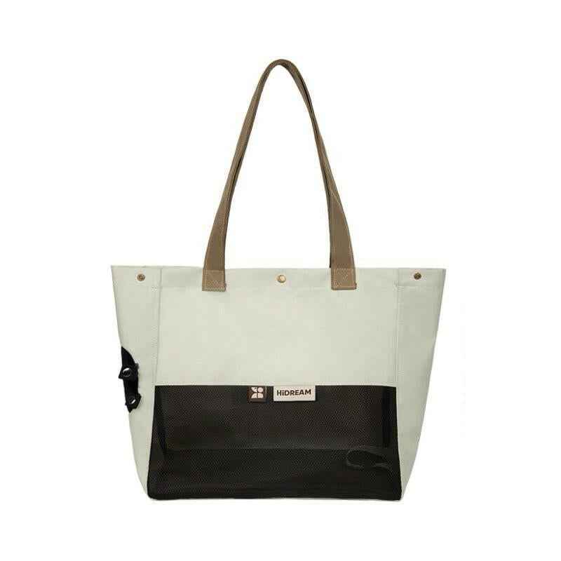 Borsa Trasportino a Tracolla Colorblock – Leggera e Traspirante per Cani e Gatti di Piccola Taglia