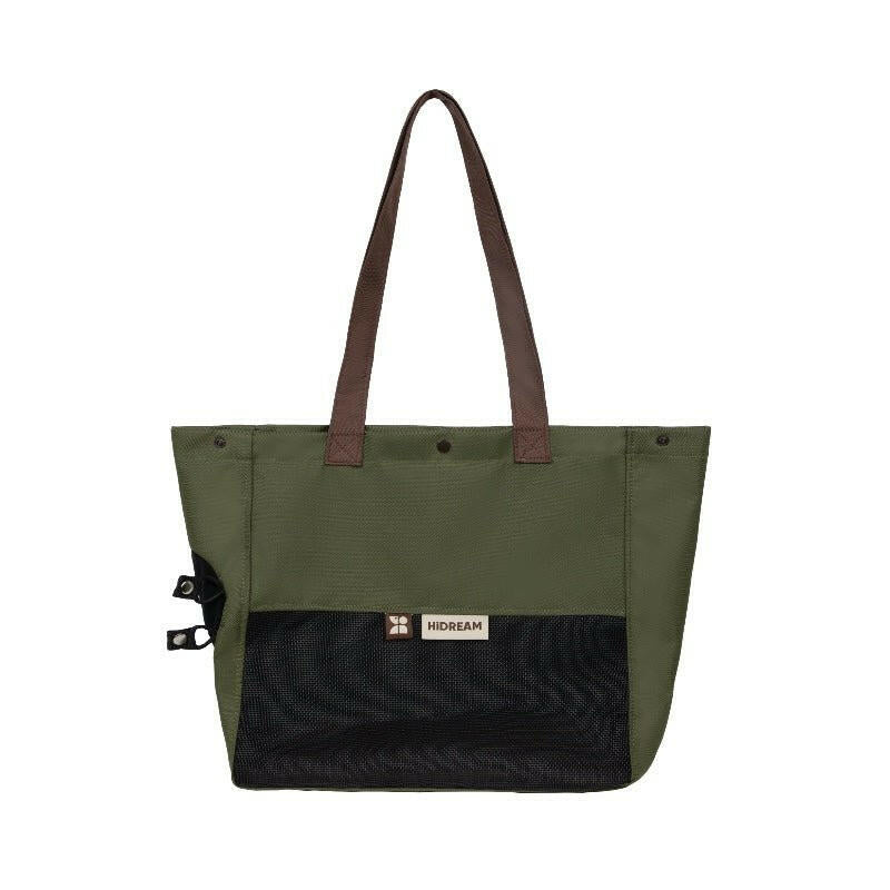 Colorblock Shoulder Pet Carrier – Lightweight & Breathable Bag for Small Pets - Paw Charge