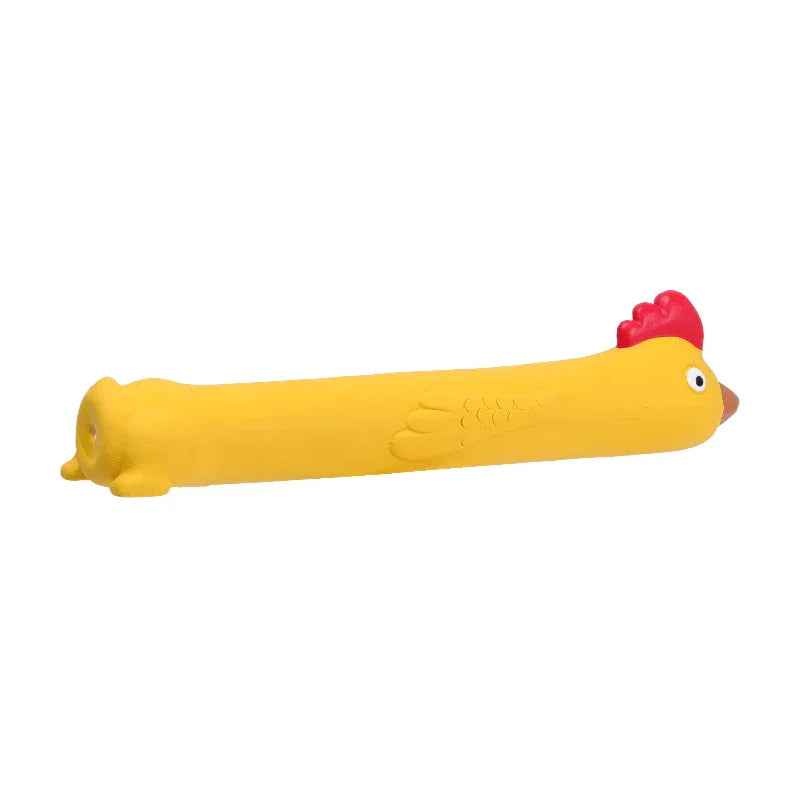 Flying Chicken con Squeaker – Giocattolo da Riporto per Cani Attivi