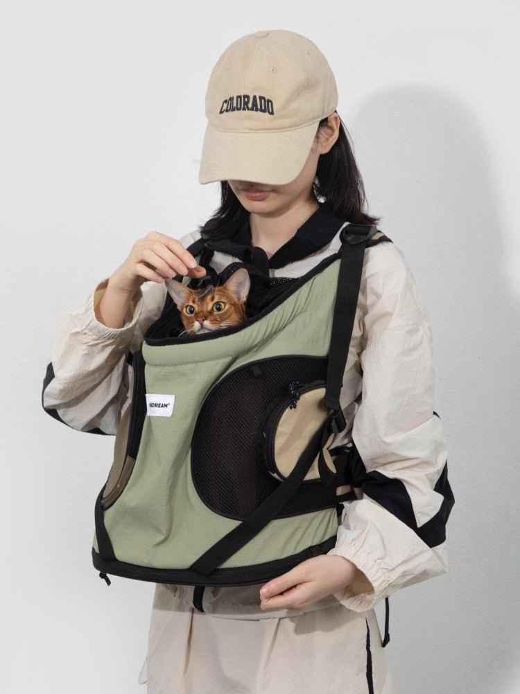 Zaino Pet Frontale – Trasportino a Mani Libere per Animali Fino a 9kg