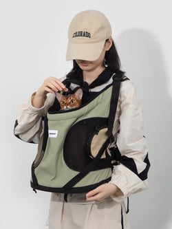 Front - Facing Pet Tote Backpack – Hands - Free Carrier for Pets Up to 9kg - Paw Charge