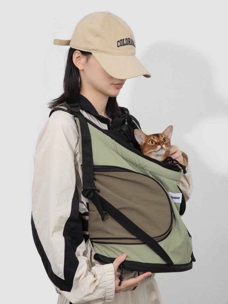 Zaino Pet Frontale – Trasportino a Mani Libere per Animali Fino a 9kg