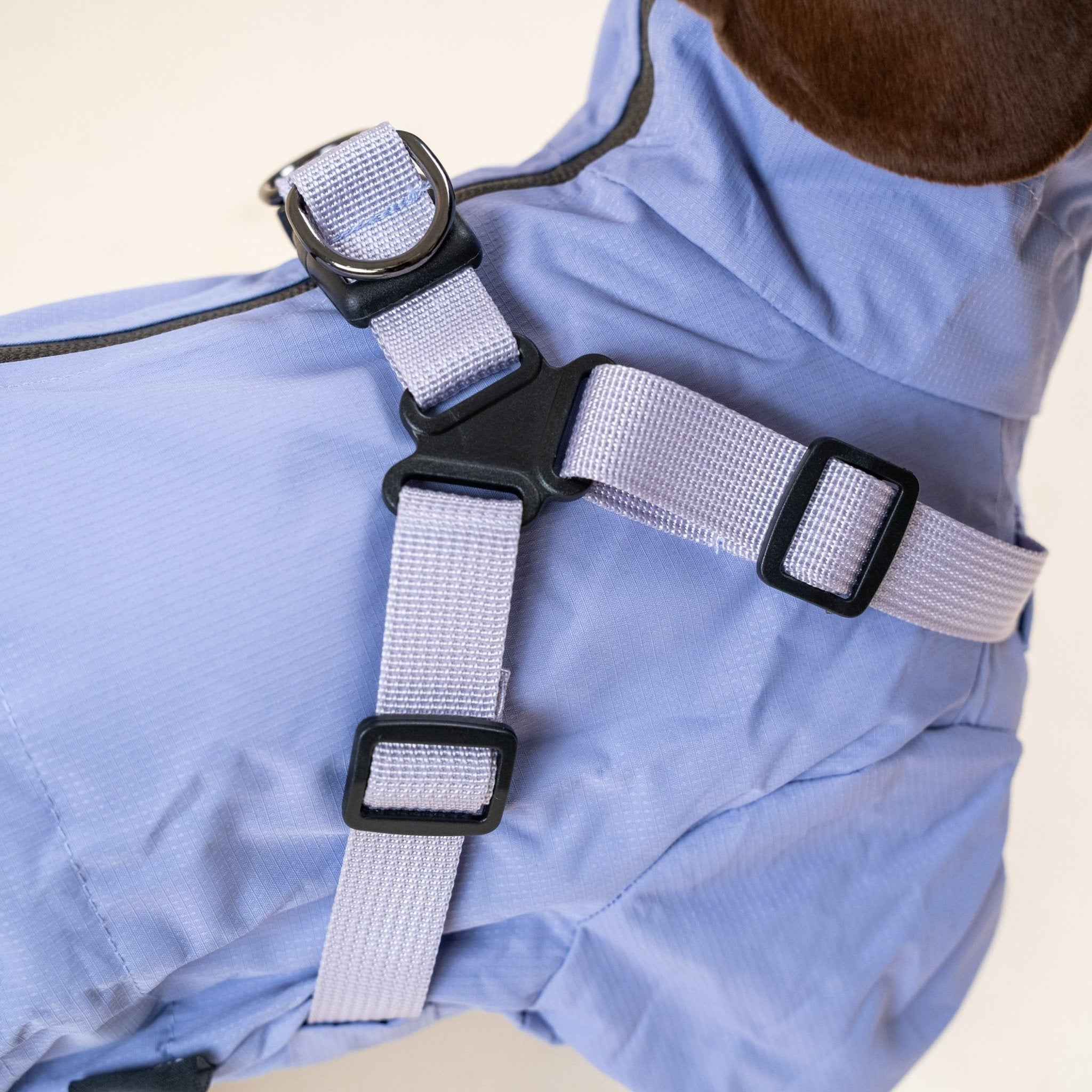 Impermeabile Integrale Viola Chiaro per Cani – Impermeabile, Riflettente e Leggero