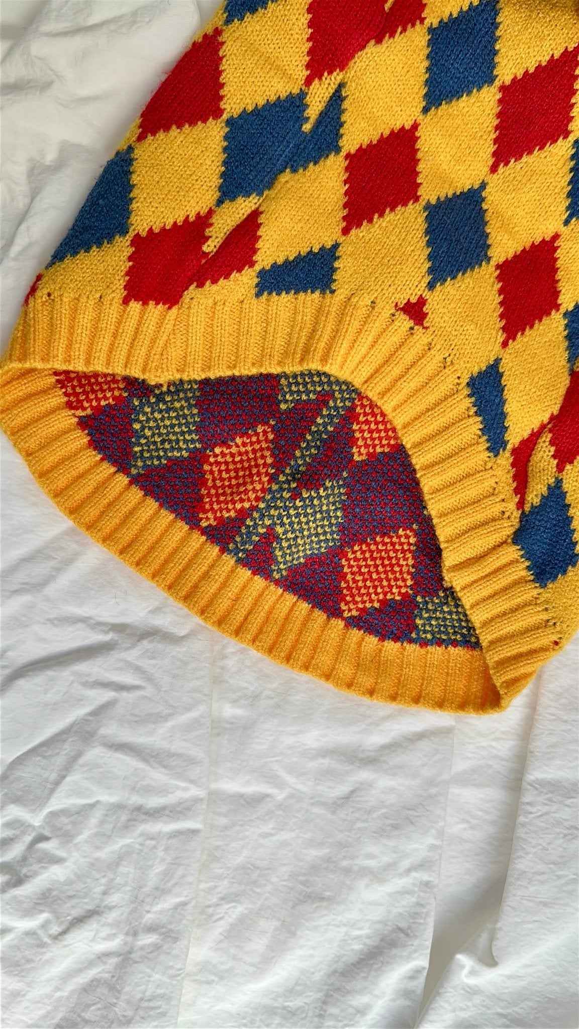 Maglione da Clown per cani in stile circo – Morbido, Elastico,Caldo e dal Design Unico