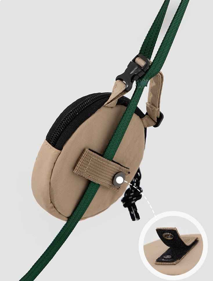 Mountain Series Combo – Guinzaglio Ammortizzante con Porta-Sacchetti Tondo