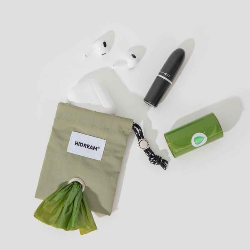 Mountain Series Combo – Guinzaglio Ammortizzante a Corda con Porta-Sacchetti Quadrato