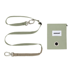 Mountain Series Combo – Shock - Absorbing Tow Rope Leash & Square Waste Bag Holder - Paw Charge