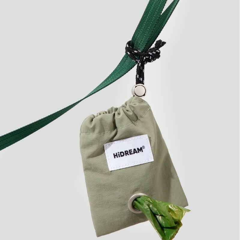 Mountain Series Combo – Guinzaglio Ammortizzante a Corda con Porta-Sacchetti Quadrato