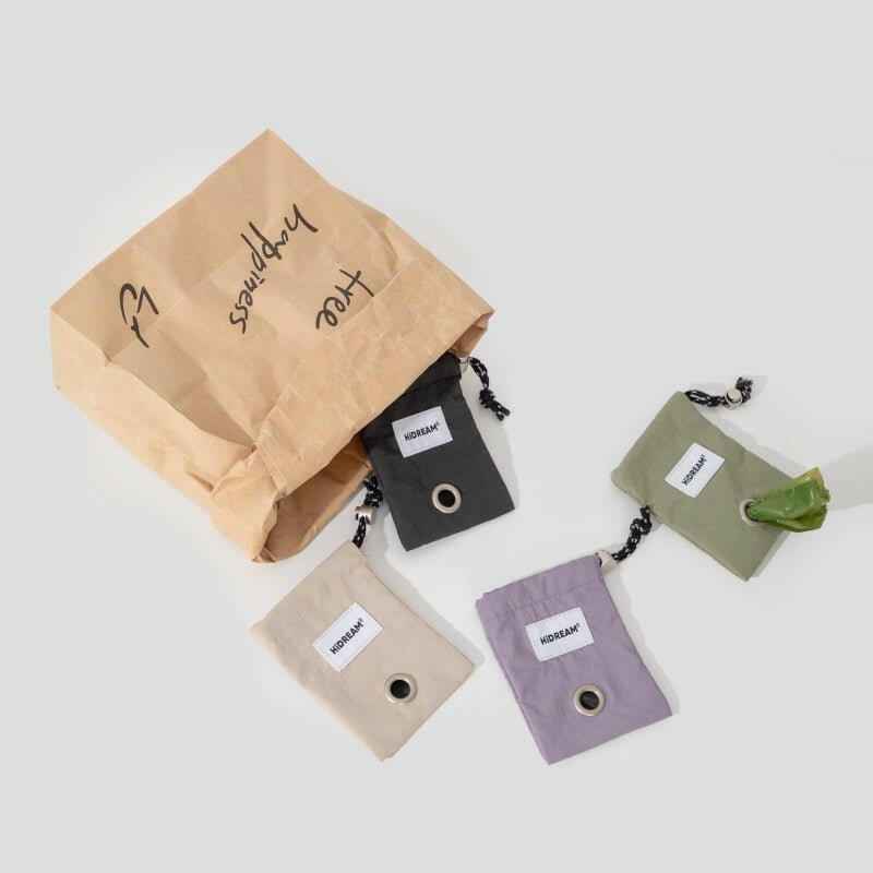 Mountain Series Combo – Guinzaglio Ammortizzante a Corda con Porta-Sacchetti Quadrato