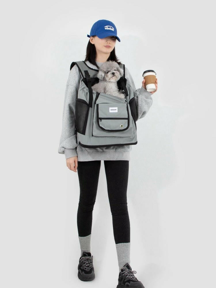 Mountain Series Front Pet Carrier – Slate Blue - Paw Charge