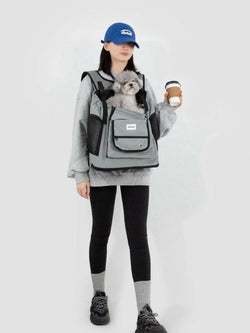 Mountain Series Front Pet Carrier – Slate Blue - Paw Charge
