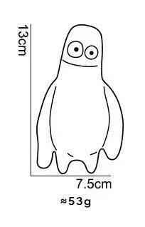 Big Belly Yellow – Peluche Morbido, Resistente e Divertente