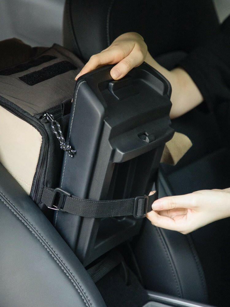 Pet Armrest Car Seat – Elevated Center Console Booster for Small Dogs & Cats - Paw Charge