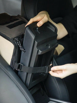 Pet Armrest Car Seat – Elevated Center Console Booster for Small Dogs & Cats - Paw Charge