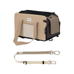 Pet Armrest Car Seat & Safety Belt Set – Secure, Comfortable Travel for Small Pets - Paw Charge