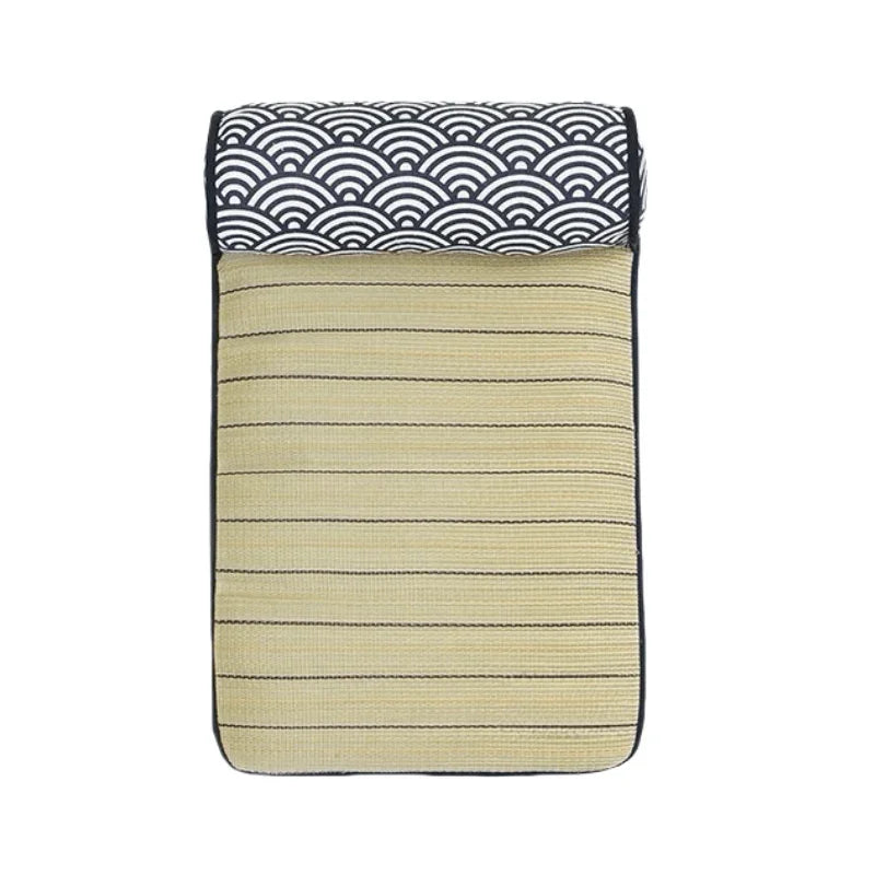 Ukiyo - e Seigaiha Pet Cooling Mat – Breathable Reed Grass with Timeless Wave Design - Paw Charge