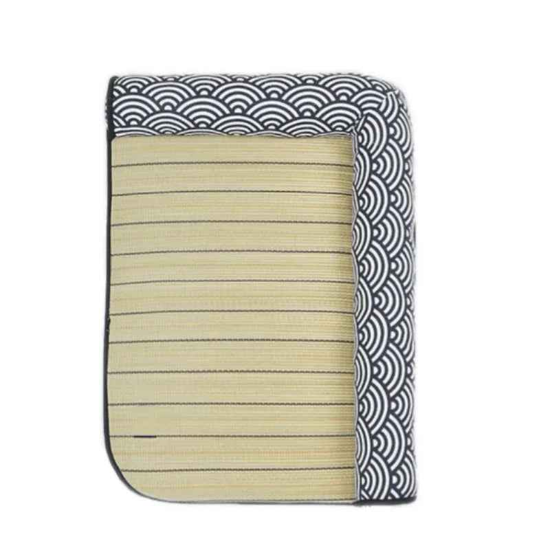 Tappetino Rinfrescante in Giunco – Freschezza Naturale con Stile Giapponese e Cuscino a L