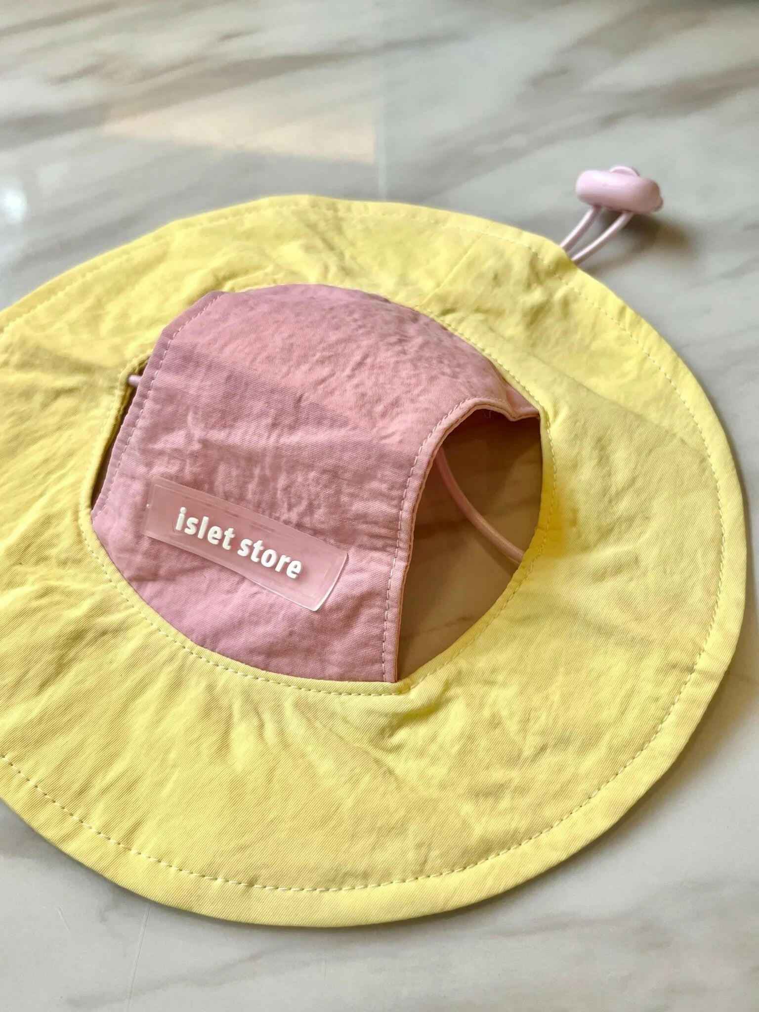 Cappellino e Bandana Rosa per Animali – Protezione Solare Carina e Traspirante