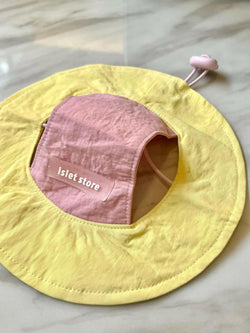 ush Pink Pet Sun Hat – Cute & Breathable Sun Protection for Small Pets - Paw Charge