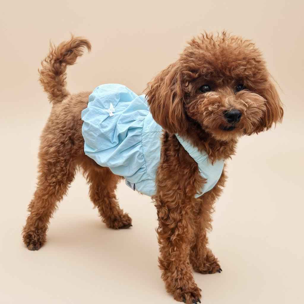 Vestito Idrorepellente per Animali con Fiocchi – Eleganza Leggera e Chic