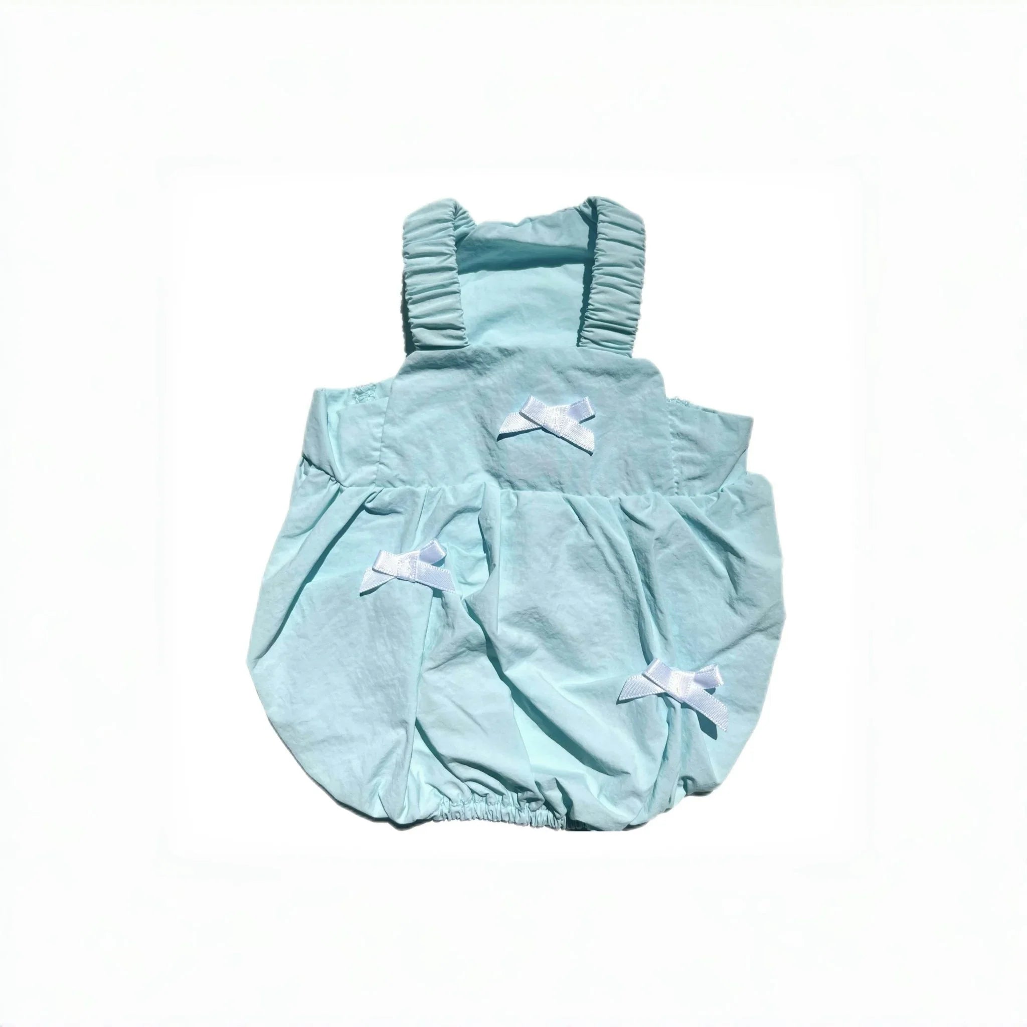 Water - Resistant Pet Dress with Bows – Lightweight Elegance for Rainy Days - Paw Charge